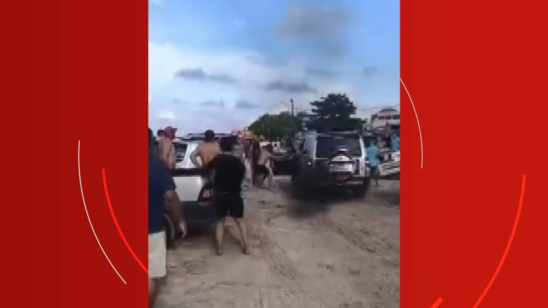 Homem alcoolizado atropela e mata esposa de amigo durante briga generalizada em praia no Paraná