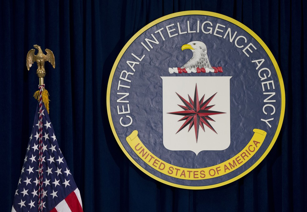 Selo da Agência Central de Inteligência (CIA, na sigla em inglês) dos Estados Unidos  — Foto: Associated Press