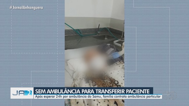 Aps esperar 24 horas por ambulncia do Samu, famlia contrata ambulncia particular