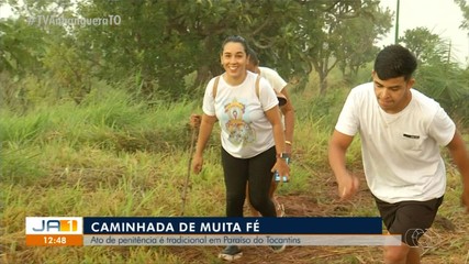 Serra do Estrondo reúne fiés para caminhada de penitência