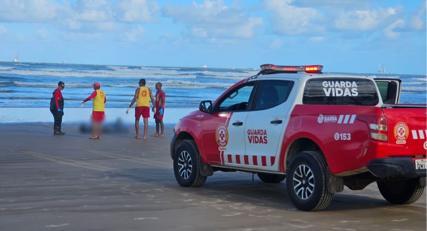 Corpo é encontrado em praia da Barra dos Coqueiros