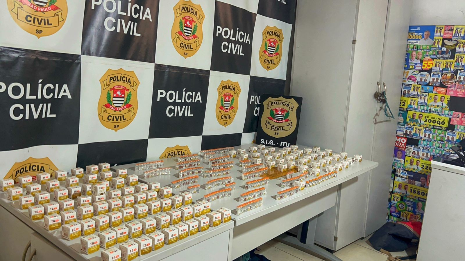 Homem é preso com mais de 300 ampolas de tirzepatida proibida no Brasil em rodovia de Itu 