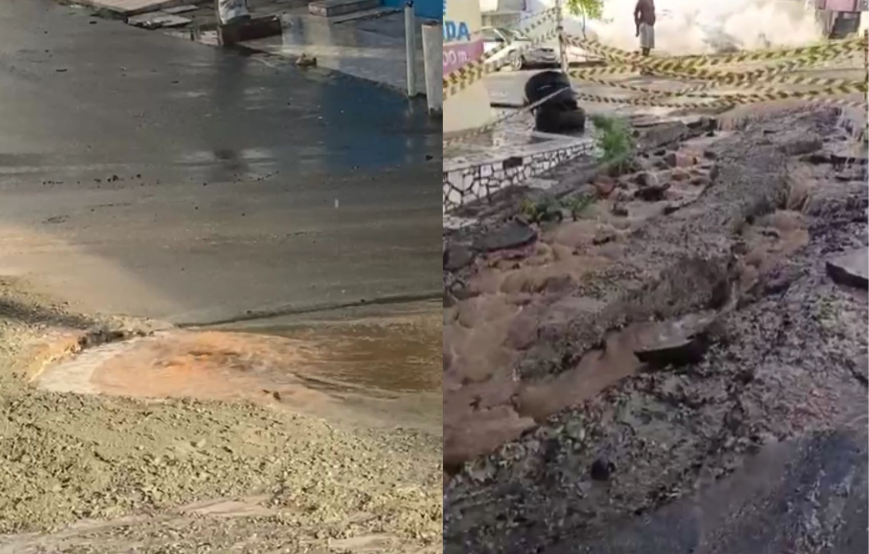 Vazamento provoca desabastecimento de água em bairro de Aracaju