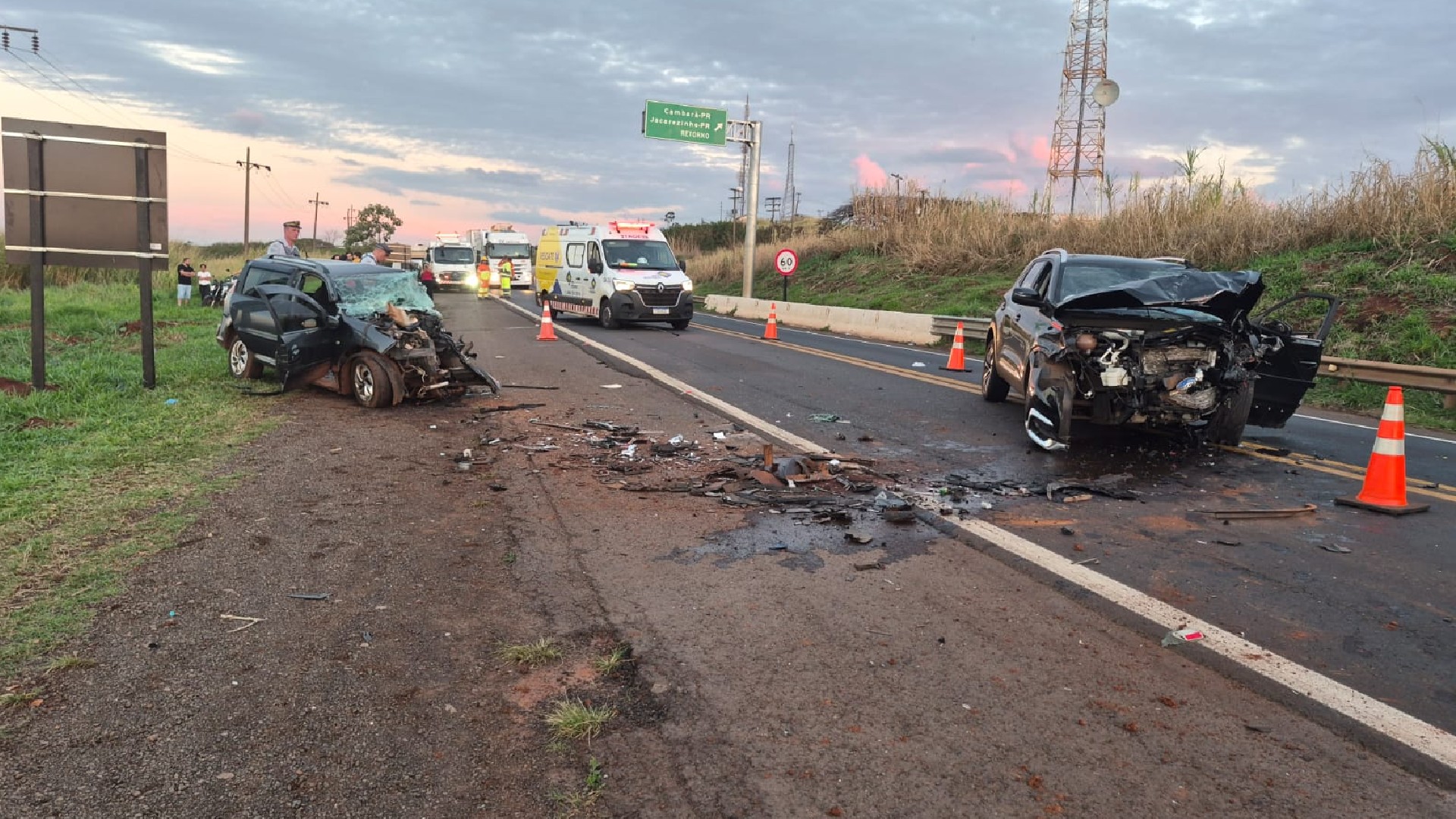 Acidente deixa um morto e bloqueia Raposo Tavares em Ourinhos