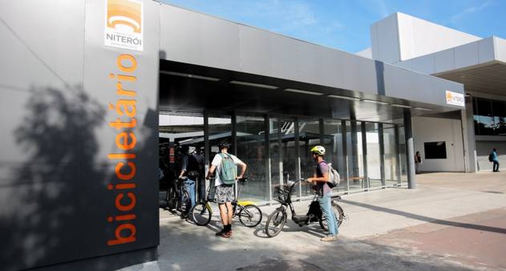 Bicicletário Arariboia em Niterói dobrou de tamanho em abril de 2025 — Foto: Divulgação
