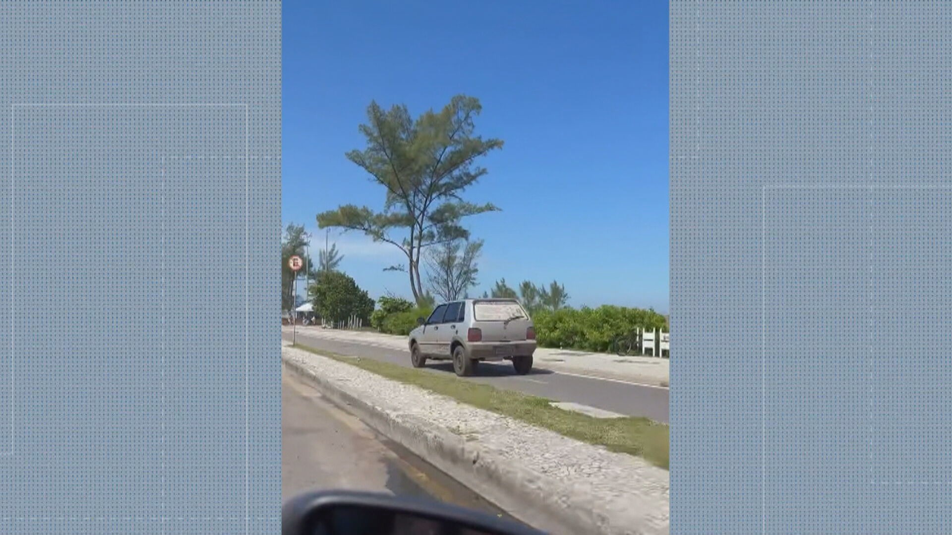 Motorista é flagrado dirigindo em ciclovia no Recreio dos Bandeirantes; VÍDEO