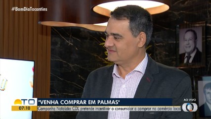 Campanha Natalzão CDL busca incentivar compras no comércio local de Palmas