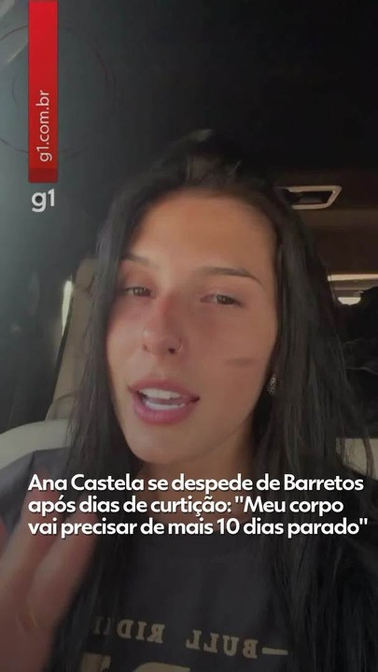 Ana Castela se despede de Barretos após show e dias de curtição: "Meu corpo vai precisar de mais 10 dias parado"