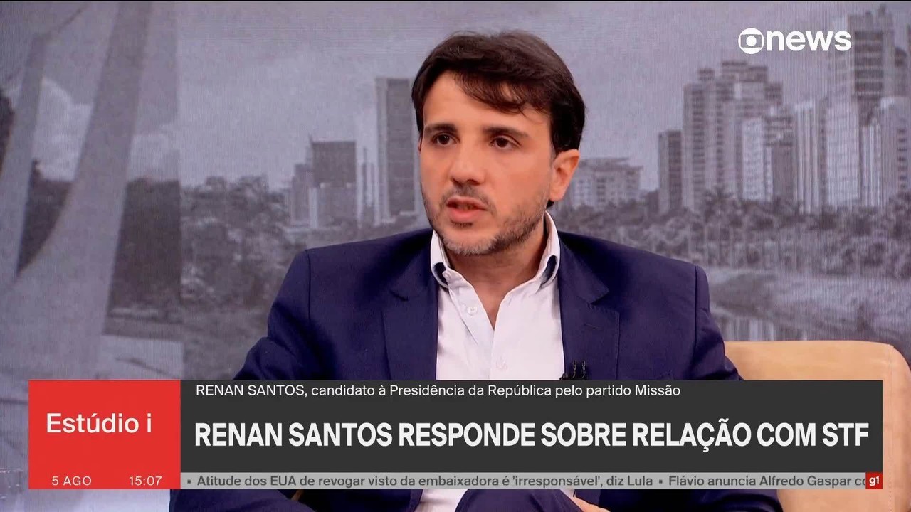 Renan Santos diz que não vai cumprir decisões monocráticas do STF