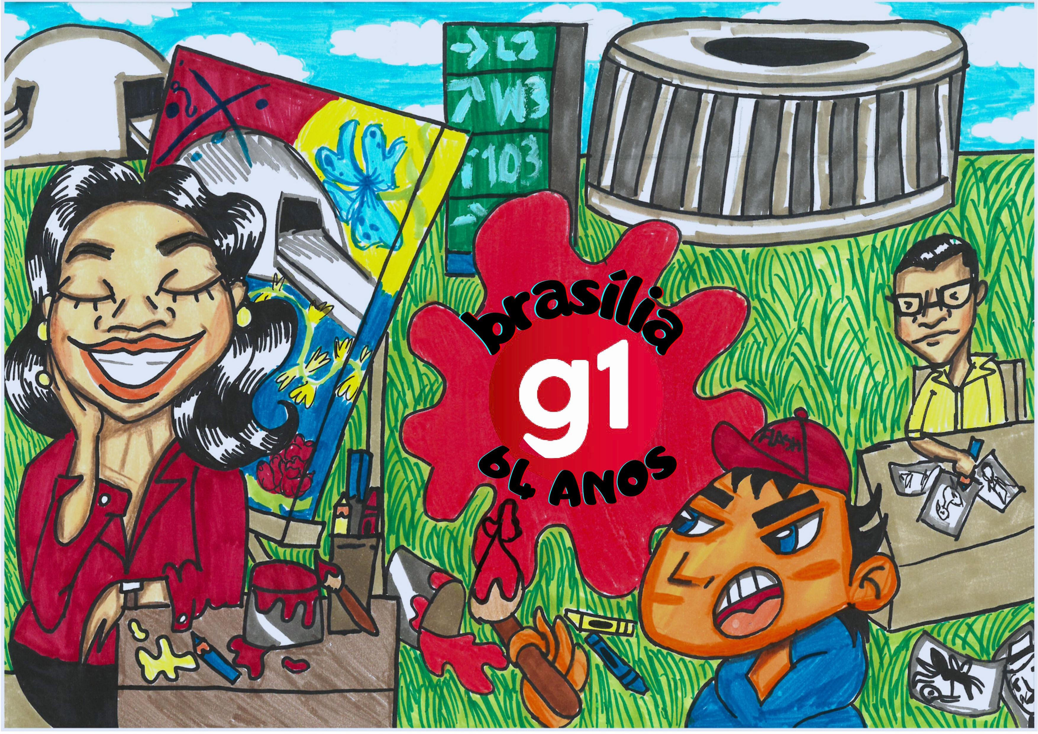 Brasília 64 anos: Artistas usam a cidade como tela e inspiração para obras