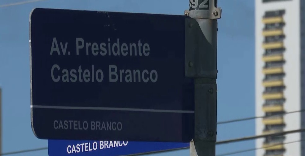 Avenida Castelo Branco, no bairro Castelo Branco, em João Pessoa — Foto: Reprodução/TV Cabo Branco