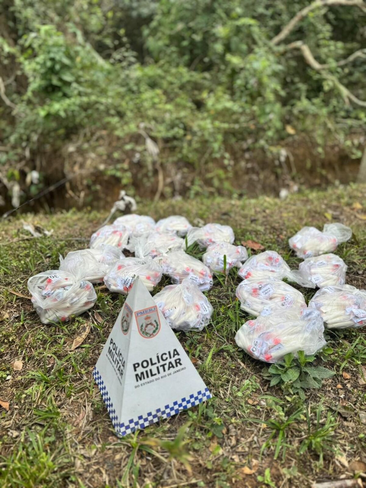 Quase 700 cápsulas de cocaína avaliadas em R$ 12 mil são apreendidas em Paraíba do Sul