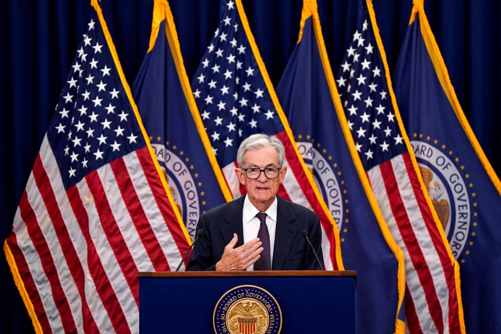 Jerome Powell, presidente do Federal Reserve. — Foto: Reuters