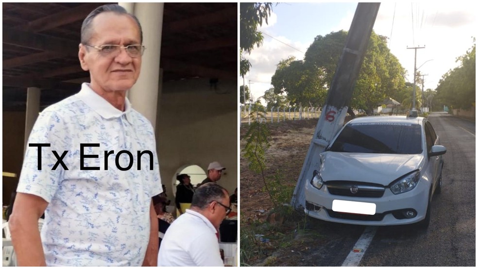 Taxista é encontrado morto dentro do carro, no interior do Ceará. — Foto: Reprodução