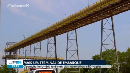 Governador em exercício participa de inauguração de terminal rodoferroviário no sul do TO