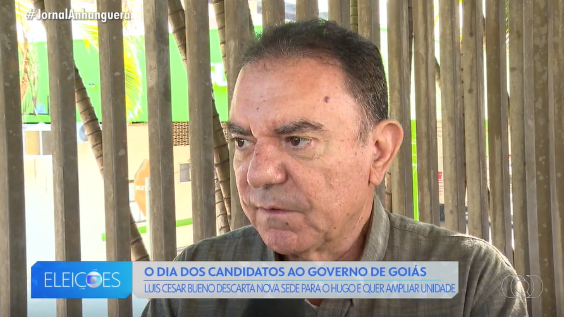 Eleições 2026: Luis César Bueno afirmou que pretende ampliar áreas do Hospital de Urgências de Goiás