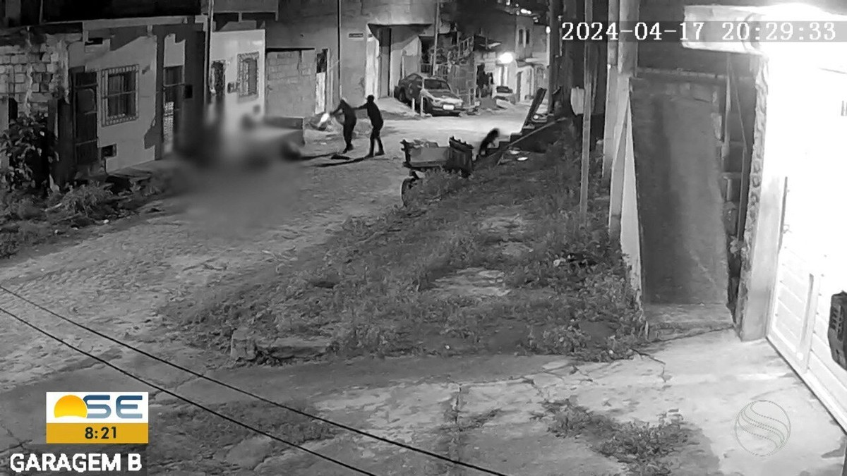 Câmeras flagram tripla tentativa de homicídio que deixou gestante gravemente ferida em Aracaju