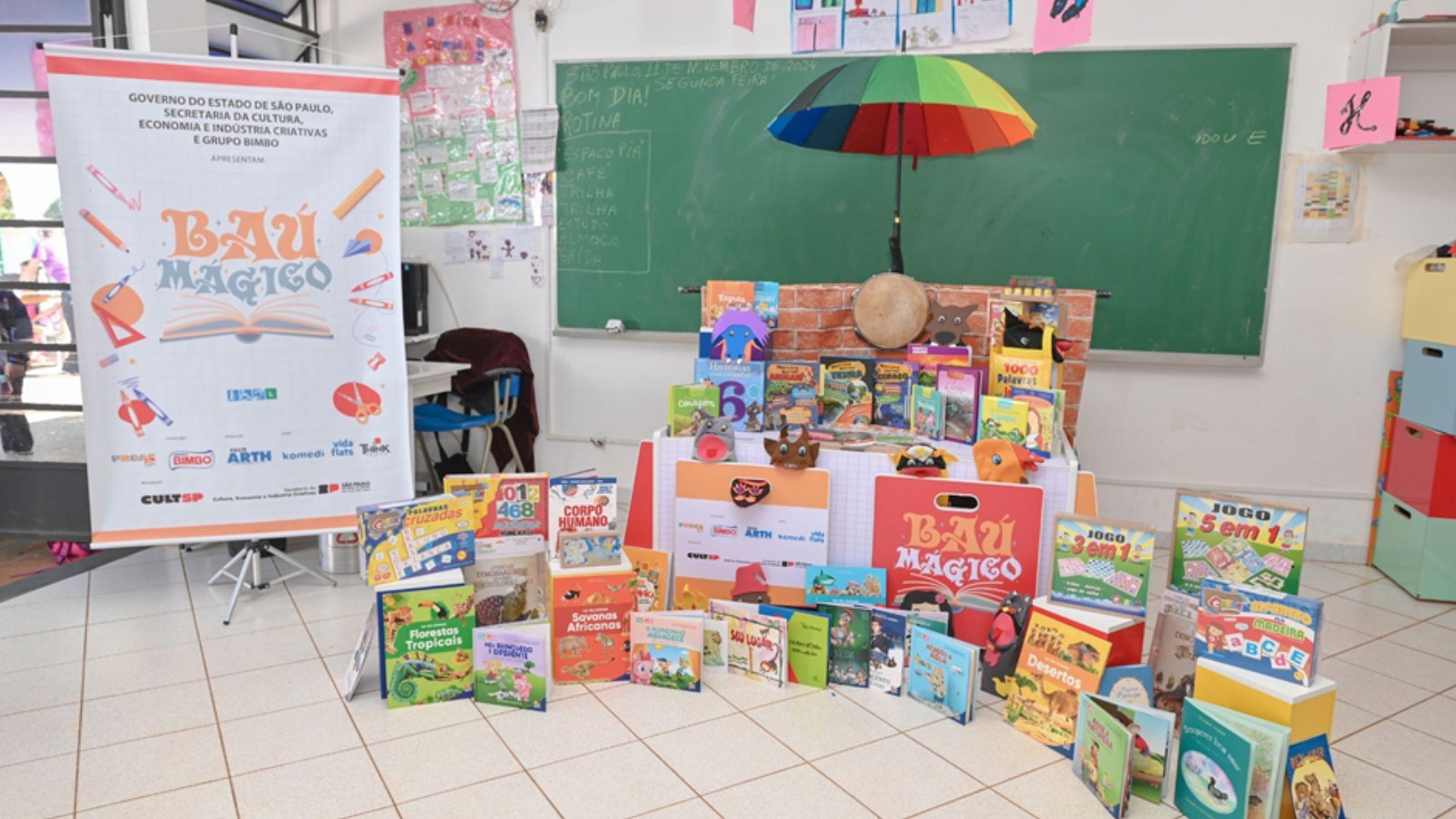 Projeto “Baú Mágico” leva incentivo à leitura para mais de 4.600 crianças