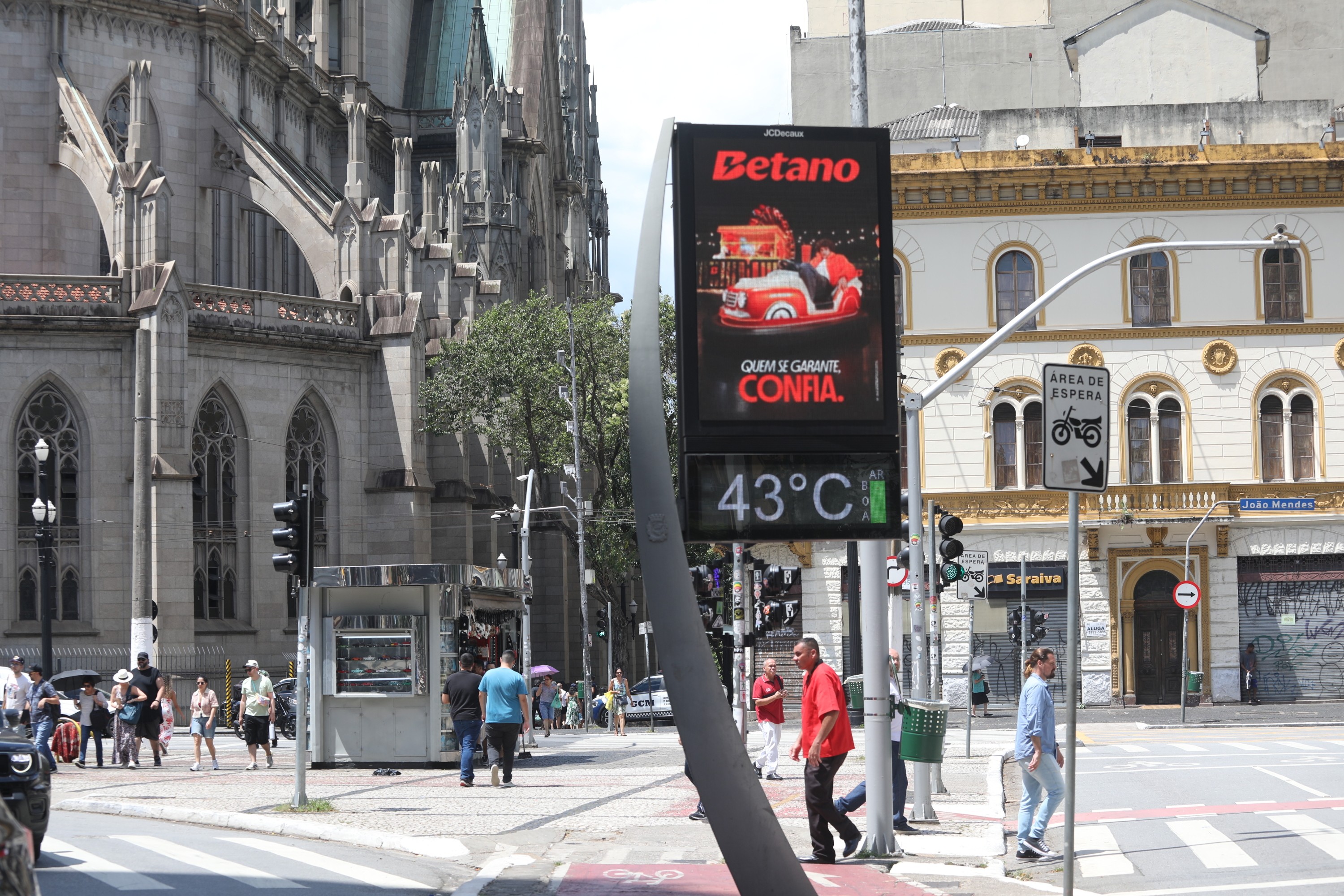 Pelo segundo dia seguido, SP bate recorde de calor para o mês de dezembro, com 36,2ºC