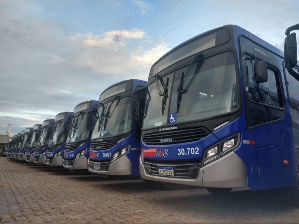 EMTU confirmou a aquisição de 100 novos ônibus equipados com ar-condicionado para Baixada Santista — Foto: Eliel Santos/Divulgação