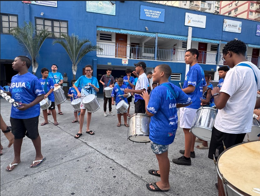 Filhos da Águia da Portela tem inscrições abertas para projeto gratuito com oficinas de carnaval, música, dança e fotografia no Rio