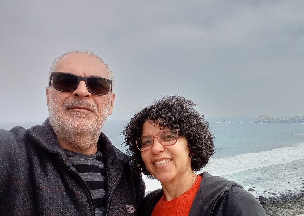 Eraldo e Aurora, casal que estava desaparecido no Chile há cinco dias — Foto: Arquivo pessoal
