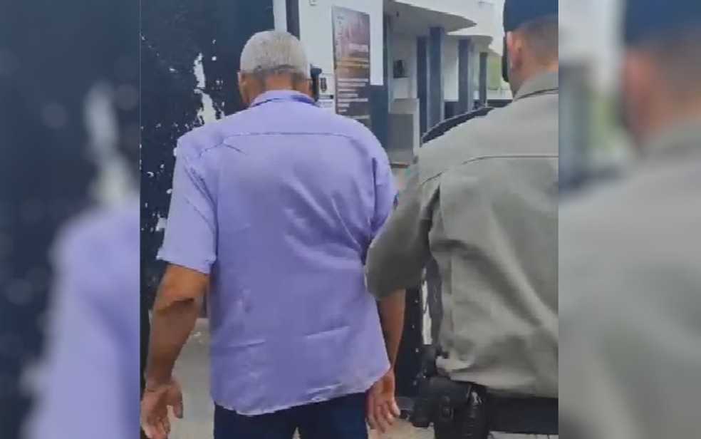 Comerciante é preso suspeito de estuprar cliente de 13 anos dentro de mercearia, em Caldas Novas — Foto: Reprodução/TV Anhanguera