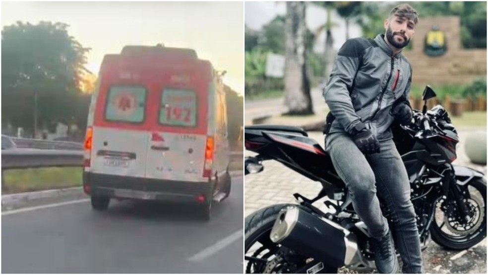 Valmir Silva, de 26 anos, morreu após perder o controle da moto e bater em uma mureta na CE-085, em Caucaia, nesta terça-feira (27). — Foto: Reprodução/ Arquivo pessoal