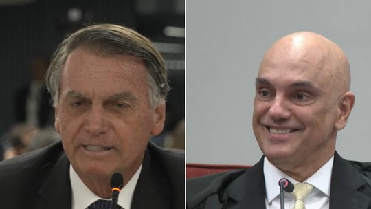Bolsonaro brinca, convida Moraes para ser seu vice e escuta: 'Eu declino'