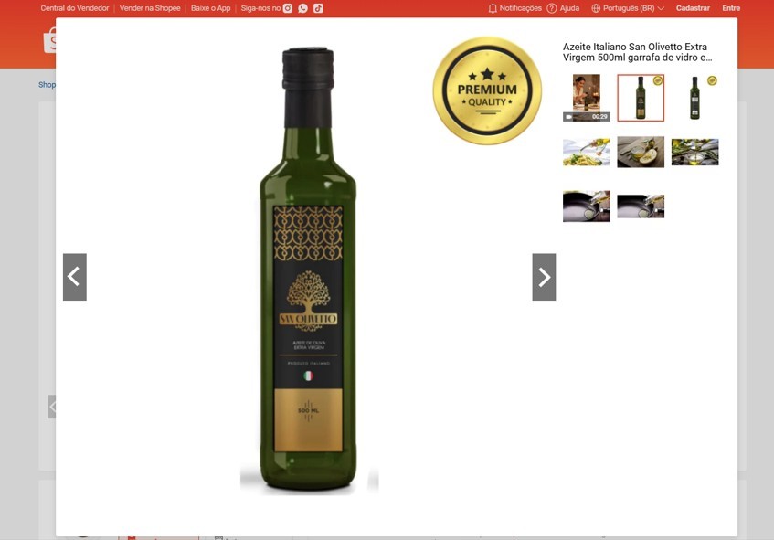 Governo proíbe venda da marca de azeite San Olivetto