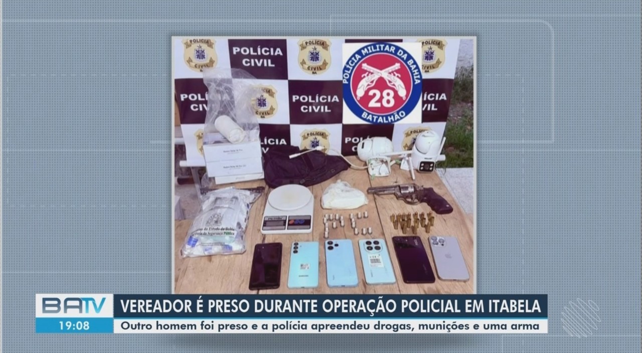 Vereador é preso em flagrante por suspeita de tráfico de drogas na Bahia