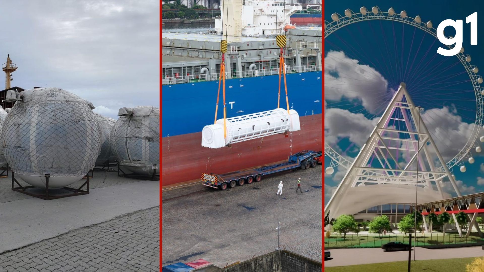 Da China a Cuiabá: como maior roda-gigante da América Latina percorreu 17 mil km para ser instalada em MT