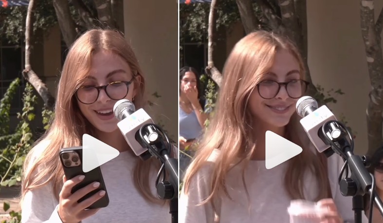 Em universidade dos EUA, filha de brasileira declama poema de exaltação à morte de Charlie Kirk 