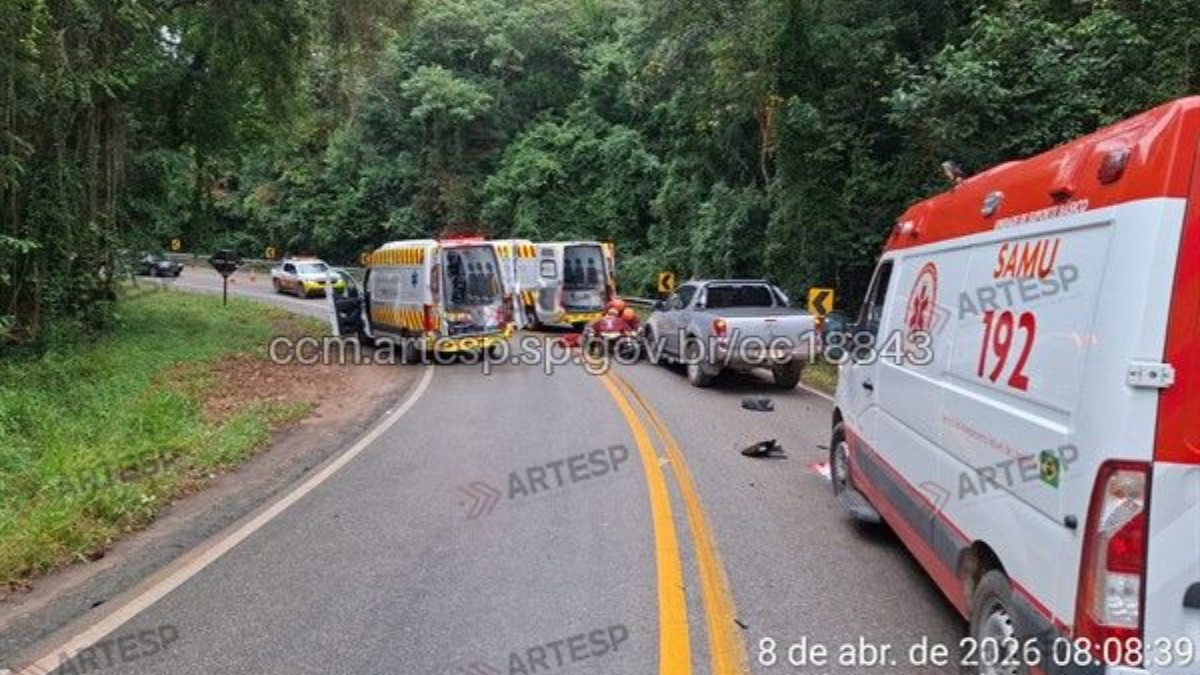 Motociclista morre após bater de frente com caminhonete em rodovia de Piedade