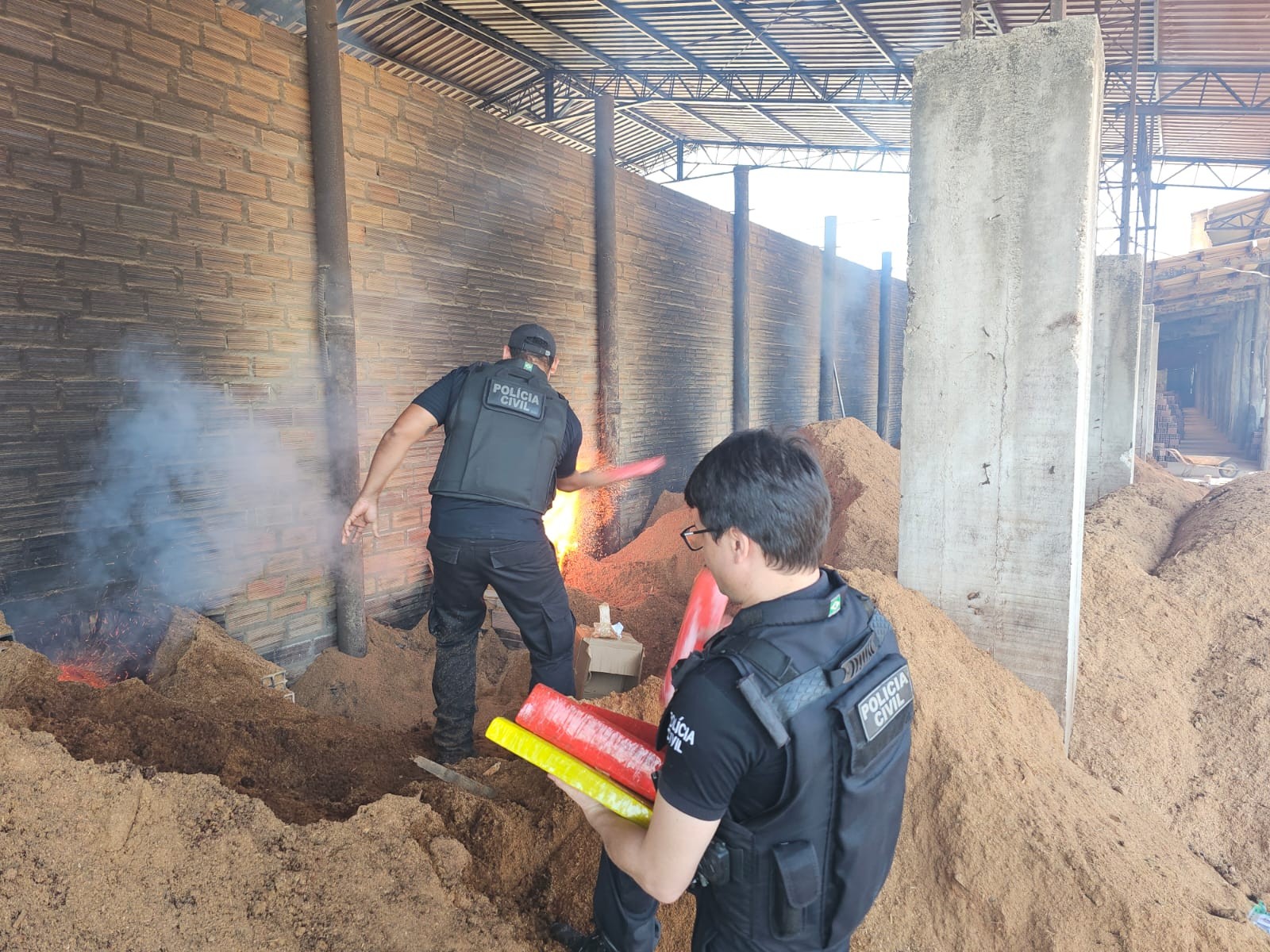 Mais de 120 kg de drogas são incinerados em ação da Polícia Civil no interior do Pará