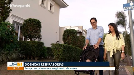 Tempo seco favorece doenças respiratórias