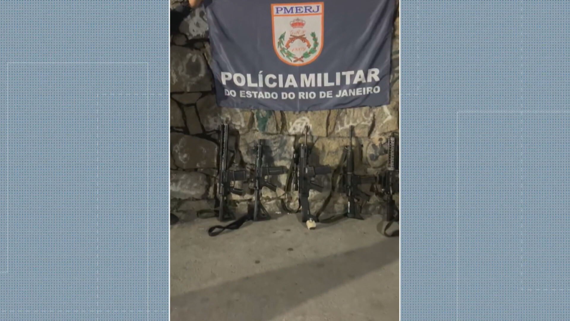 Seis homens são presos com 5 fuzis e granada em Cascadura, na Zona Norte do Rio