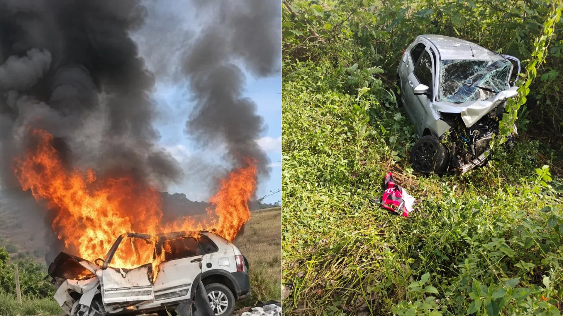 Três morrem após batida frontal entre carros na BR-226, no MA | G1