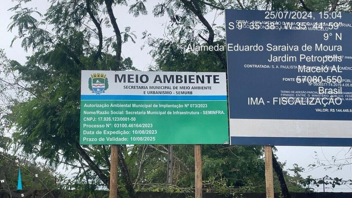 IMA embarga obra para construção de pista que ligará as avenidas Durval de Góes e Menino Marcelo, em Maceió