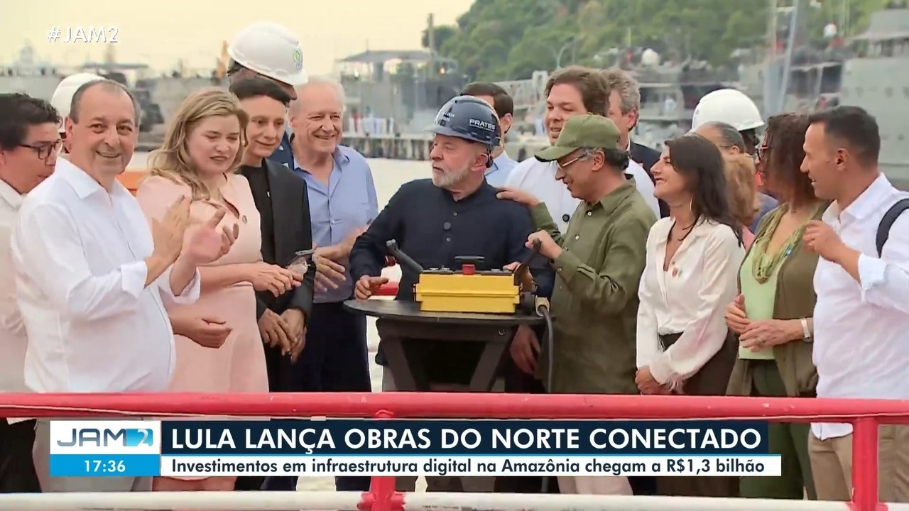 Em Manaus, Lula entrega Infovia 04 para levar internet de alta velocidade a escolas e hospitais da Amazônia