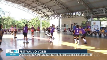 Festival Vó Volei reúne 150 atletas da melhor idade em Palmas