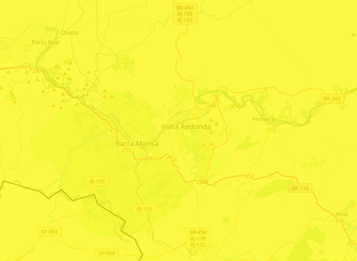 Inmet emite alerta de chuvas intensas para cidades do Sul do Rio e Costa Verde