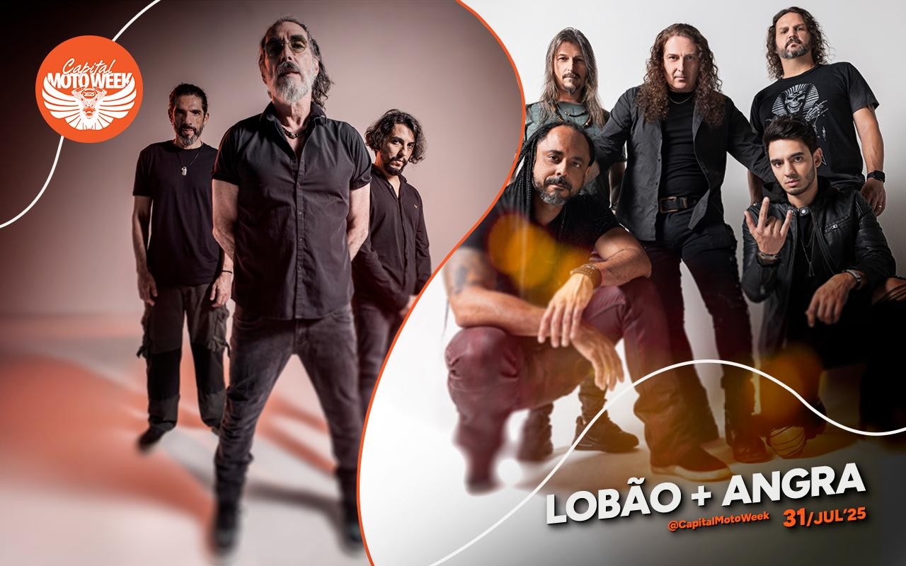 Angra e Lobão abrem segunda semana de shows no Capital Moto Week nesta quinta; g1 transmite