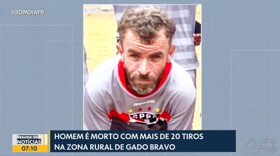 Homem é assassinado com mais de 20 tiros em zona rural, na Paraíba