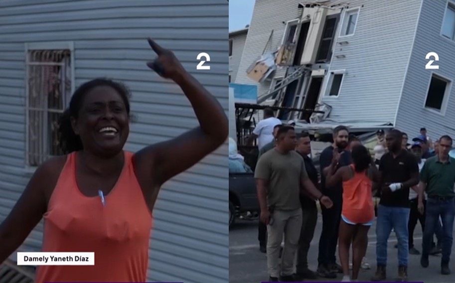 Moradores confrontam filho de Maduro em área atingida por terremoto e o culpam por mortes na Venezuela