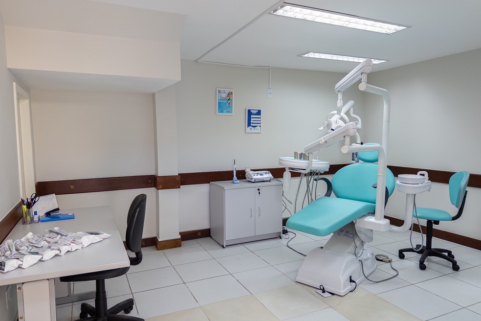 A unidade conta com Laboratório Odontológico — Foto: Rui Porto Filho