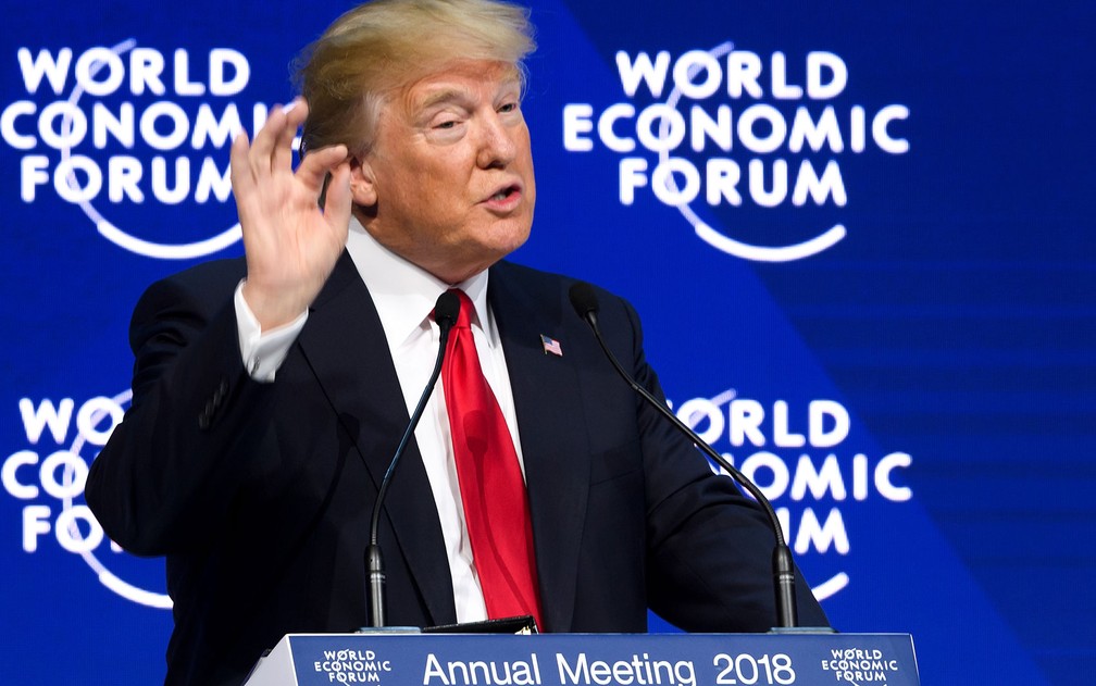 Por paralisação no governo, Trump cancela viagem de delegação dos EUA ao Fórum Econômico Mundial | G1