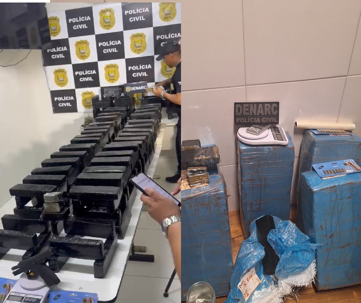 Polícia Civil apreende mais de 170 quilos de maconha em 'ponto de armazenamento e distribuição' em Teresina