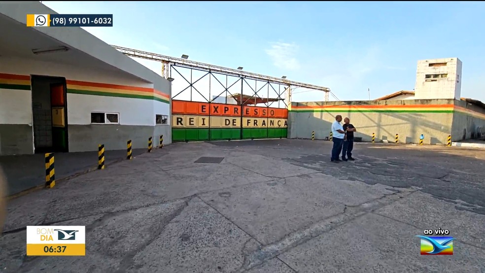 Trabalhadores da empresa 1001 seguem paralisados em São Luís — Foto: Reprodução/TV Mirante