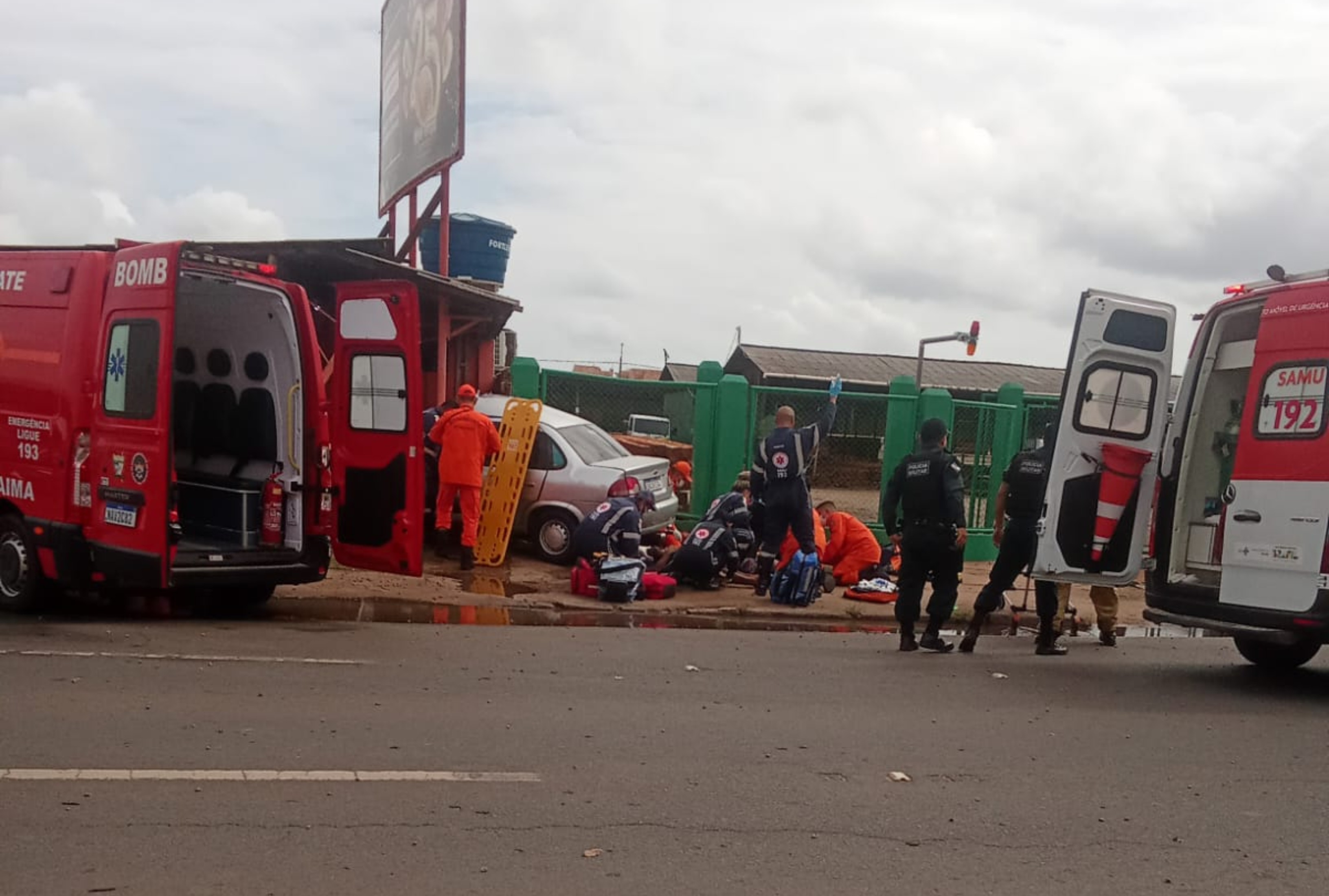 Mãe morre e pai e filhos ficam feridos ao serem atropelados por motorista bêbado em Boa Vista